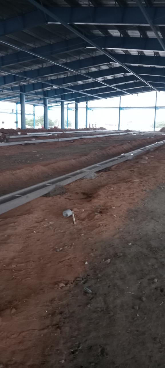 Factory shed construction for a commercial and organization contract